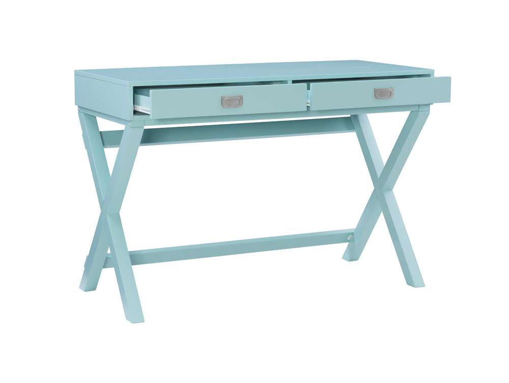 Linon Home Decor - Peggy Blue Writing Desk - PG153BLU01U veiw 1