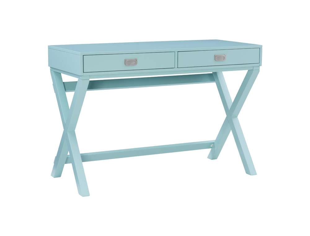 Linon Home Decor - Peggy Blue Writing Desk - PG153BLU01U veiw 2