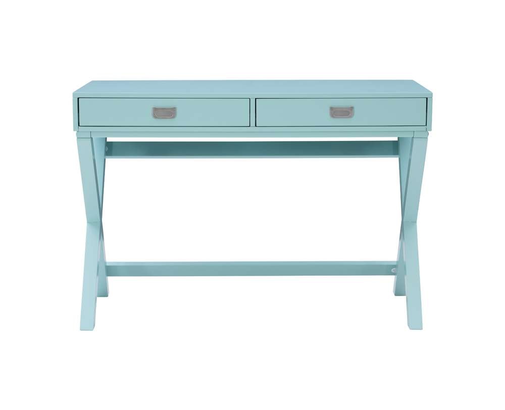 Linon Home Decor - Peggy Blue Writing Desk - PG153BLU01U veiw 3
