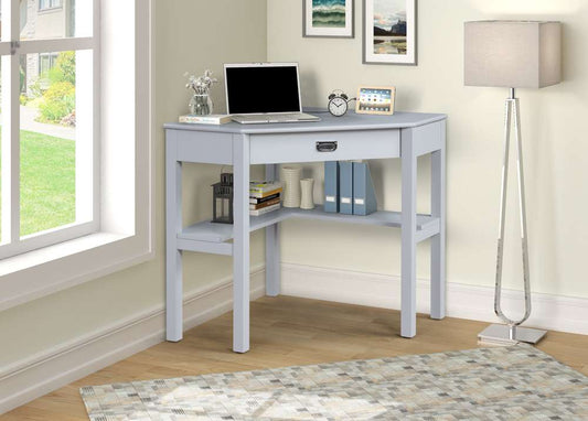 Linon Home Decor - Peggy Corner Desk Gray - PG154GRY01U veiw 2