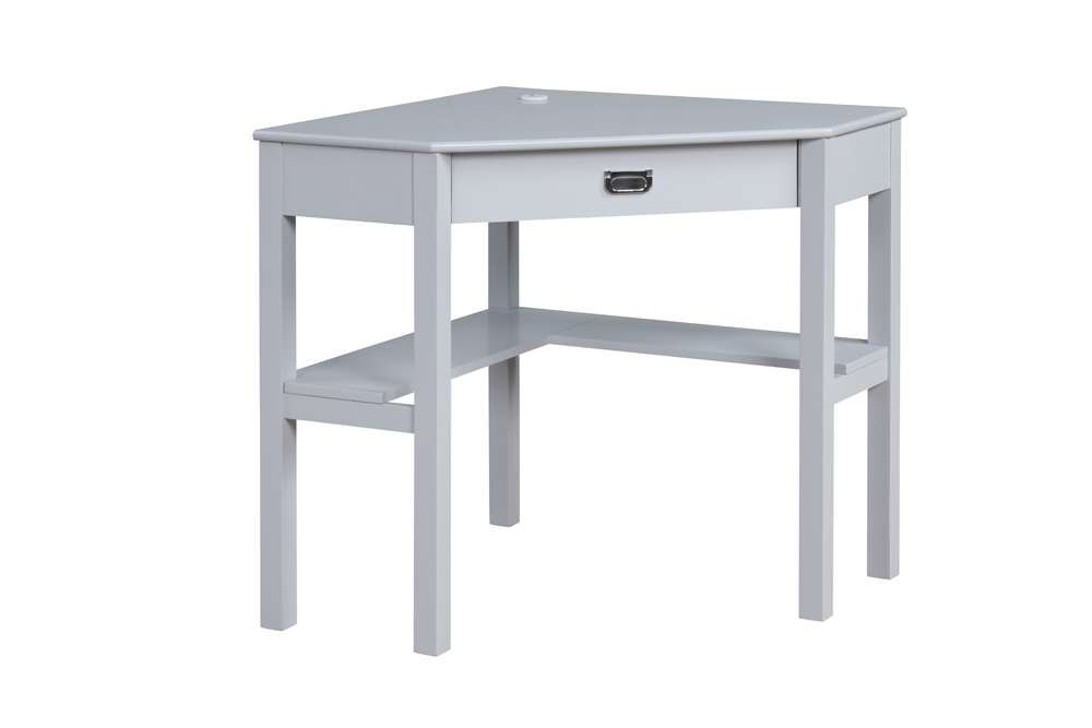 Linon Home Decor - Peggy Corner Desk Gray - PG154GRY01U veiw 3