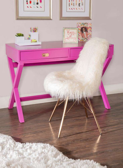 Linon Home Decor - Peggy Raspberry Writing Desk - PG138RSP01U veiw 2