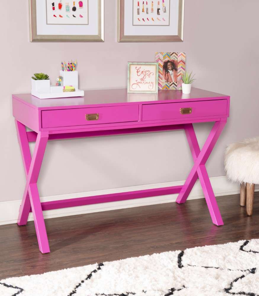 Linon Home Decor - Peggy Raspberry Writing Desk - PG138RSP01U veiw 6