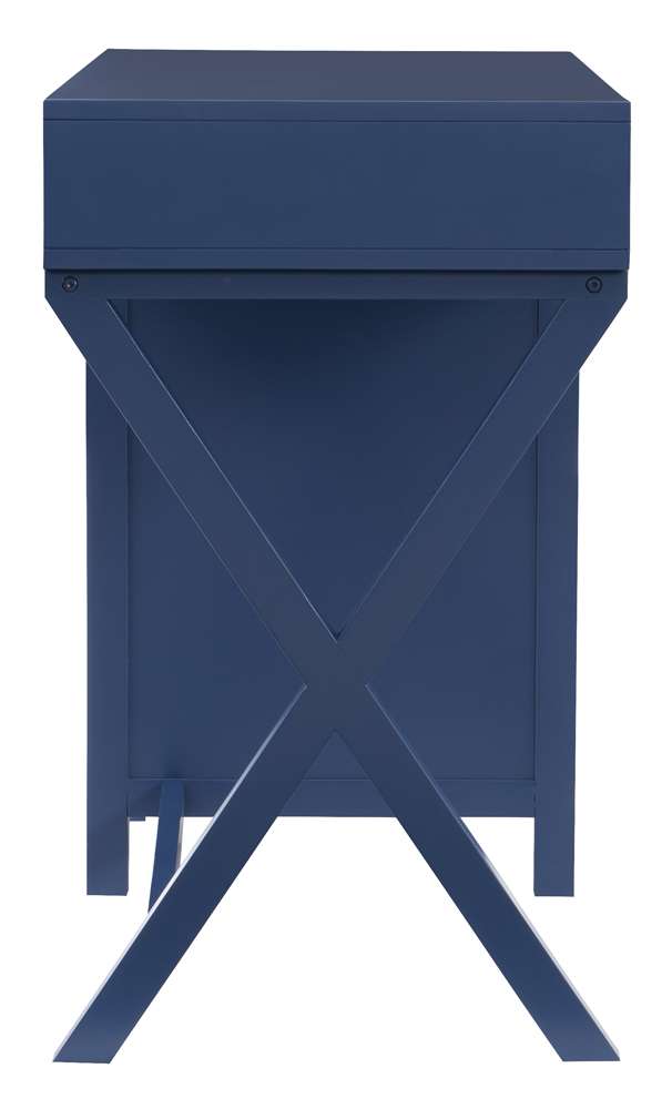 Linon Home Decor - Peggy Side Storage Desk Navy - PG149NVY01U veiw 3