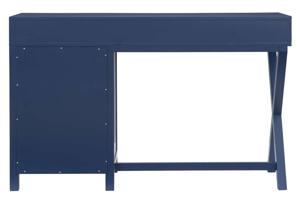 Linon Home Decor - Peggy Side Storage Desk Navy - PG149NVY01U veiw 5