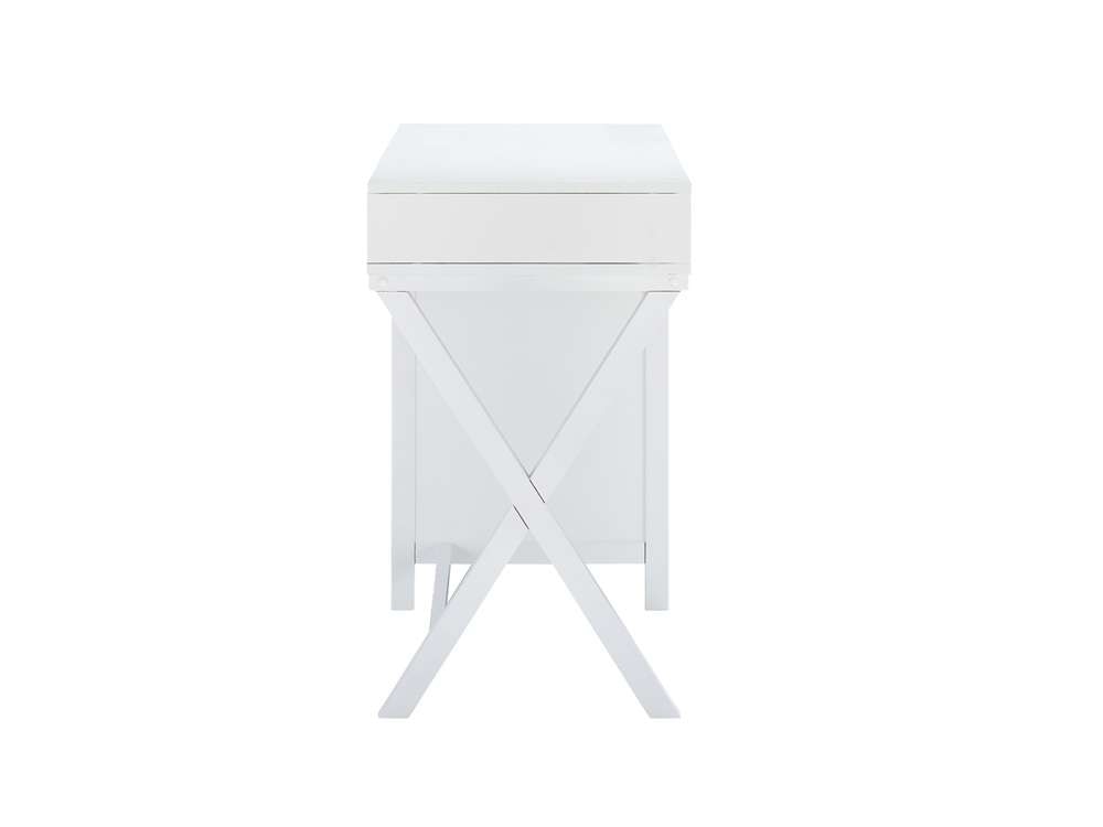 Linon Home Decor - Peggy Side Storage Desk White - PG150WHT01U veiw 3