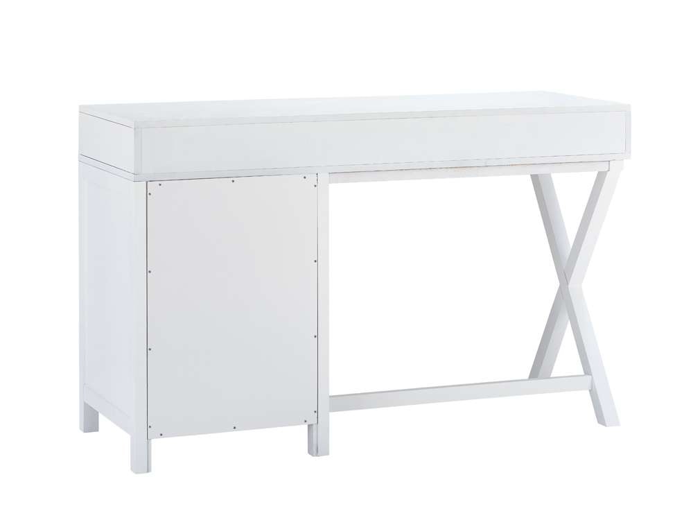 Linon Home Decor - Peggy Side Storage Desk White - PG150WHT01U veiw 4