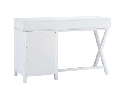 Linon Home Decor - Peggy Side Storage Desk White - PG150WHT01U veiw 4