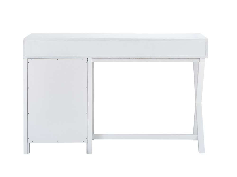 Linon Home Decor - Peggy Side Storage Desk White - PG150WHT01U veiw 5