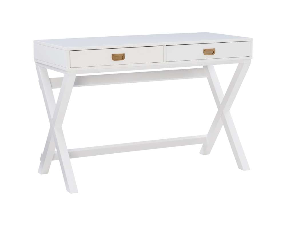 Linon Home Decor - Peggy White Writing Desk - PG139WHT01U veiw 1