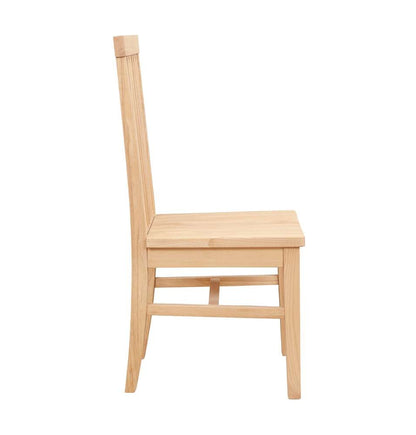 Linon Home Decor - Percival Side Chair Unfinished (Set of 2) - CH246UNF02KD veiw 3