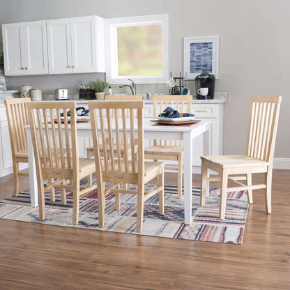 Linon Home Decor - Percival Side Chair Unfinished (Set of 2) - CH246UNF02KD veiw 9