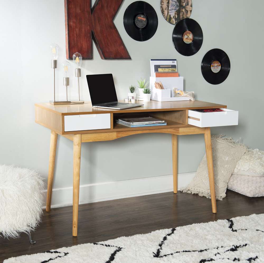 Linon Home Decor - Perry Desk - 650241ASH01U veiw 6