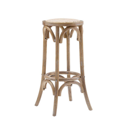 Linon Home Decor - Rae Rattan Seat Backless Bar Stool - BS154RATT01U veiw 1