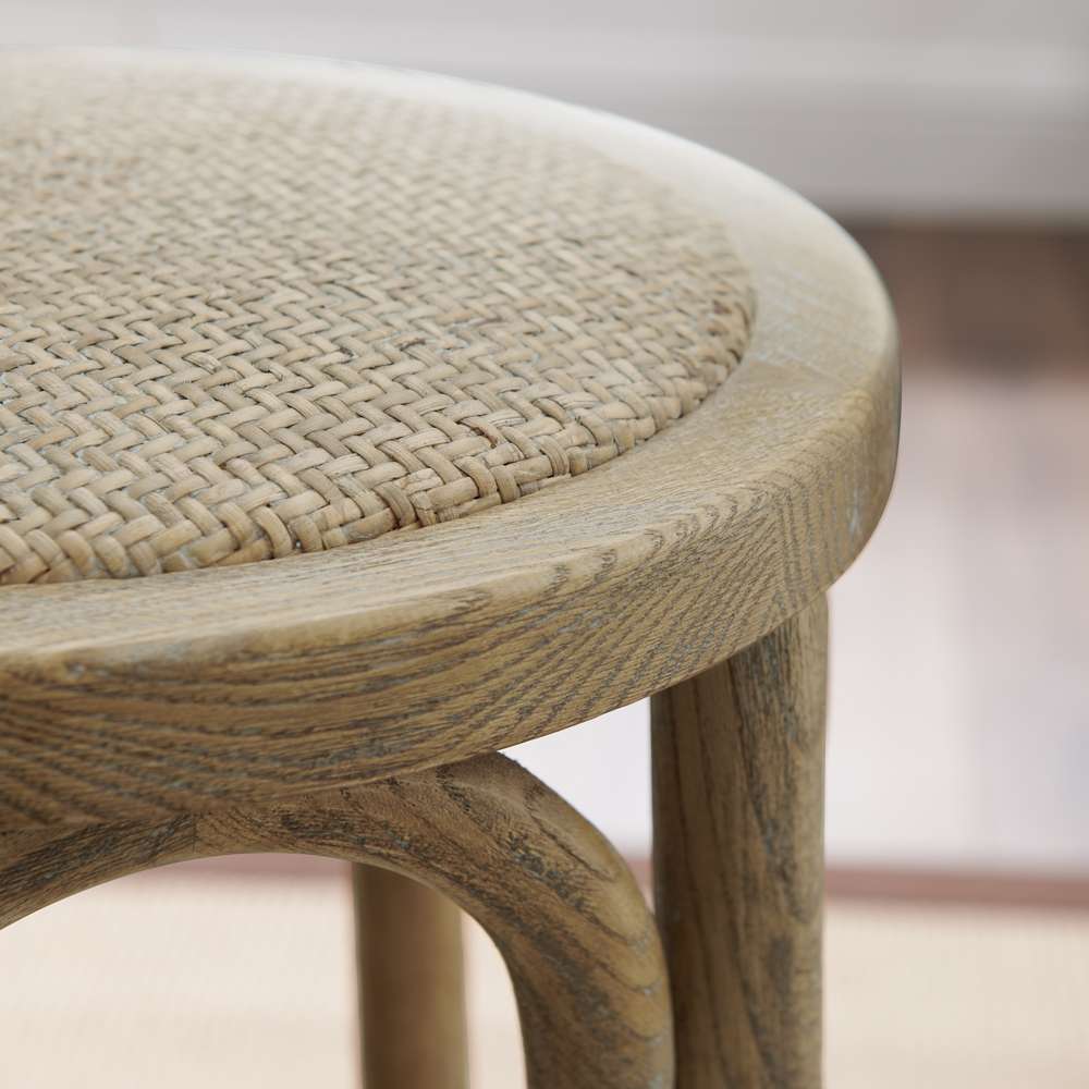 Linon Home Decor - Rae Rattan Seat Backless Counter Stool - CS153RATT01U veiw 2