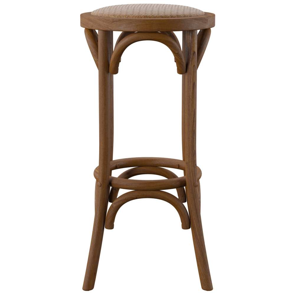 Linon Home Decor - Rae Walnut Backless Bar Stool - BS223WAL01U veiw 3