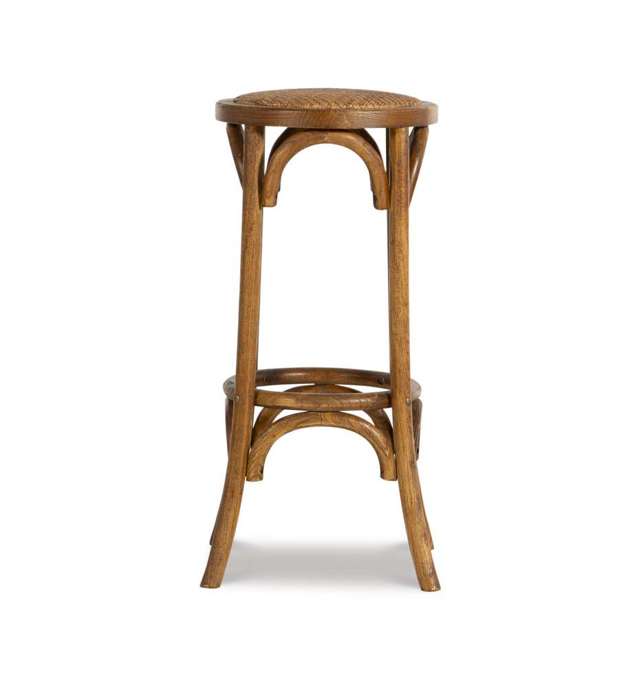Linon Home Decor - Rae Walnut Backless Bar Stool - BS223WAL01U veiw 6
