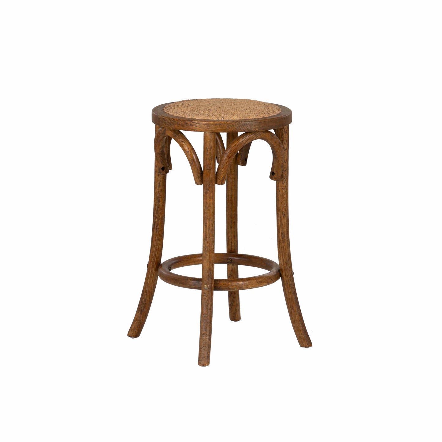 Linon Home Decor - Rae Walnut Backless Counter Stool - CS223WAL01U view 1