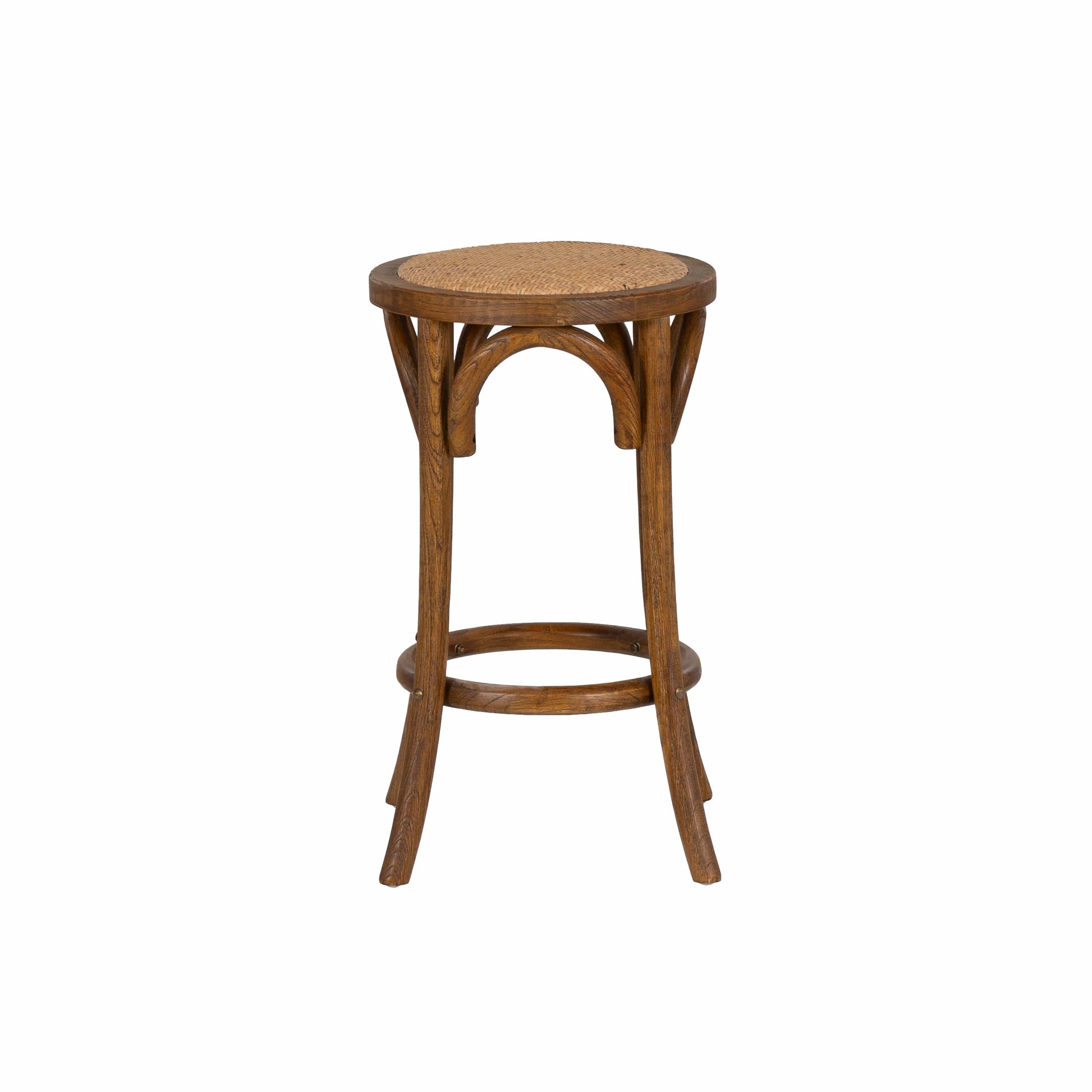 Linon Home Decor - Rae Walnut Backless Counter Stool - CS223WAL01U view 2
