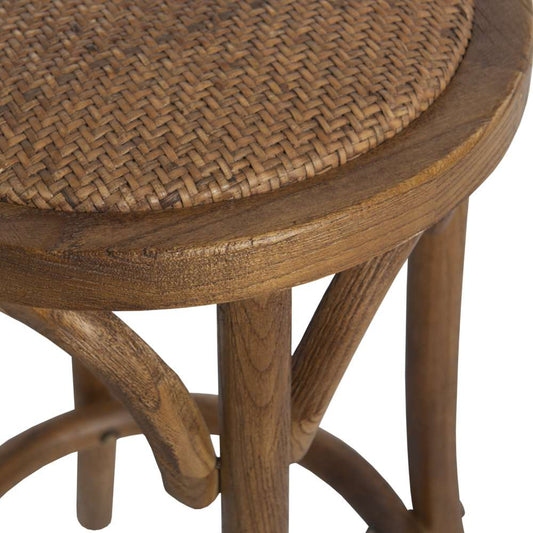 Linon Home Decor - Rae Walnut Backless Counter Stool - CS223WAL01U veiw 2