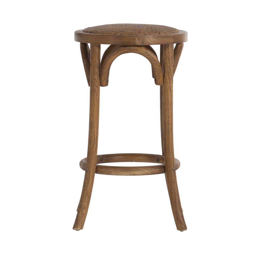 Linon Home Decor - Rae Walnut Backless Counter Stool - CS223WAL01U veiw 3