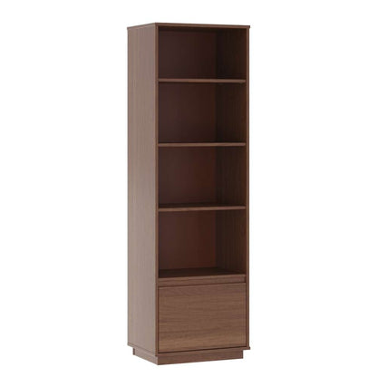 Linon Home Decor - Rawlins Mid Century Bookcase 1 Drawer - RW430WAL01U veiw 1