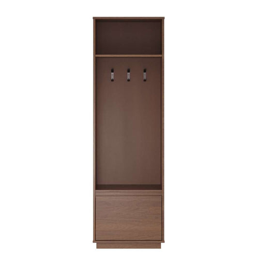 Linon Home Decor - Rawlins Mid Century Hall Tree 1 Drawer - RW433WAL01U veiw 2