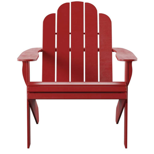 Linon Home Decor - Red Adirondack Chair - 21150RED-01-KD-U veiw 1