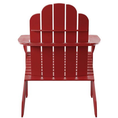 Linon Home Decor - Red Adirondack Chair - 21150RED-01-KD-U veiw 3
