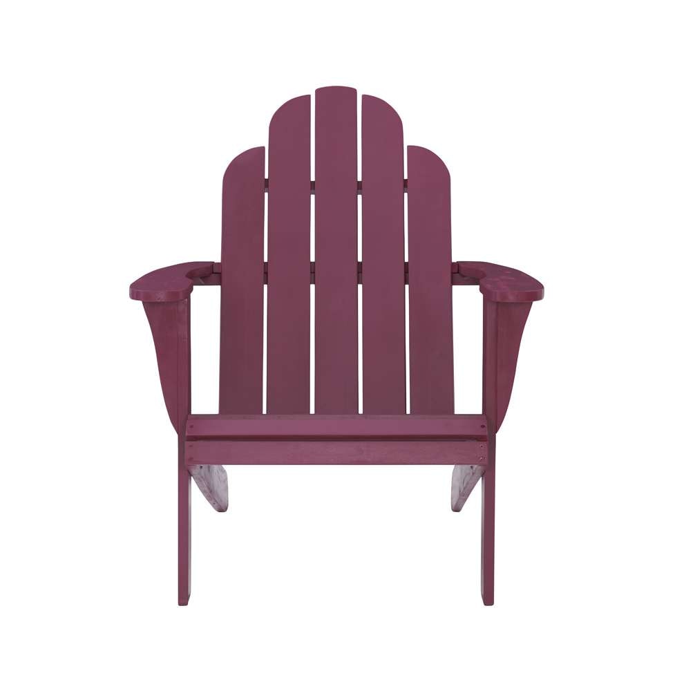Linon Home Decor - Red Adirondack Chair - 21150RED-01-KD-U veiw 4