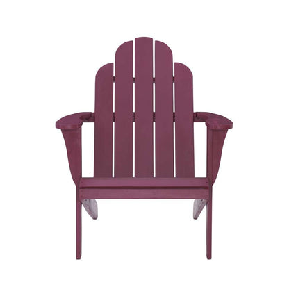 Linon Home Decor - Red Adirondack Chair - 21150RED-01-KD-U veiw 4