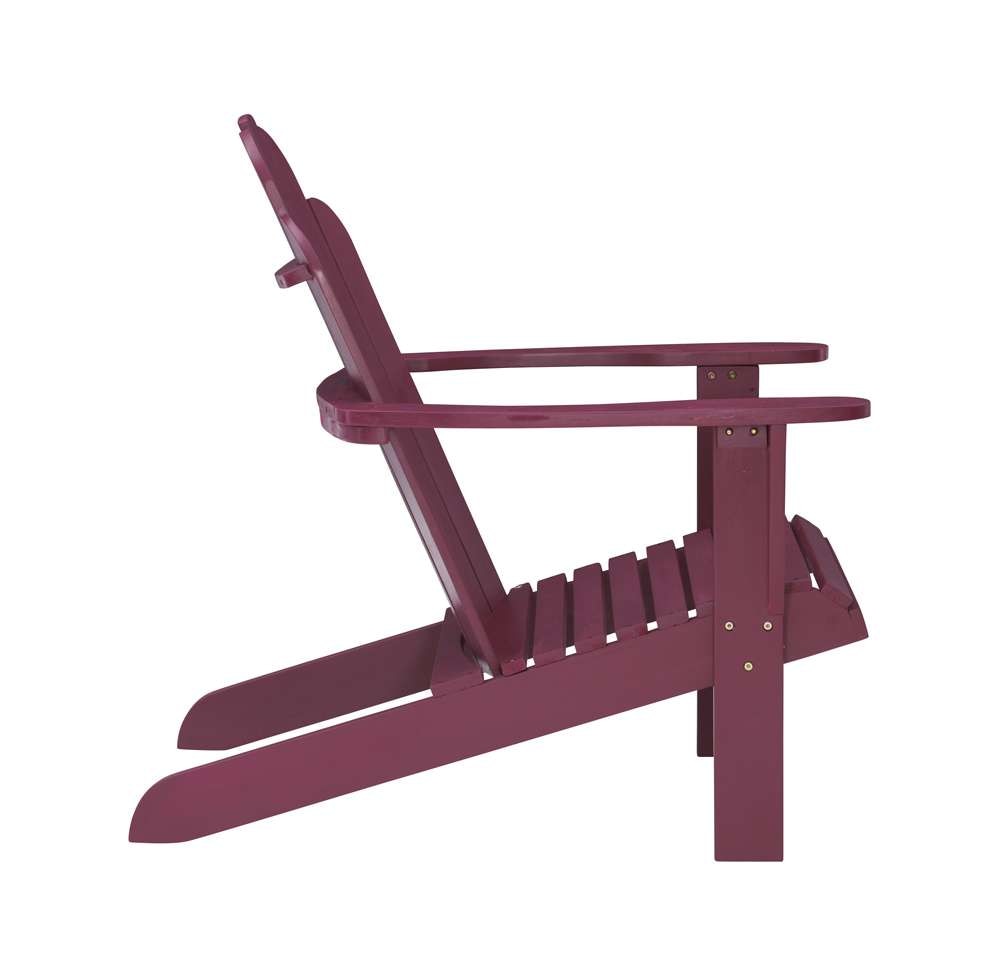 Linon Home Decor - Red Adirondack Chair - 21150RED-01-KD-U veiw 6