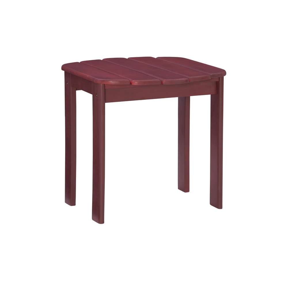 Linon Home Decor - Red Adirondack End Table - 20155RED-01-KD-U veiw 1