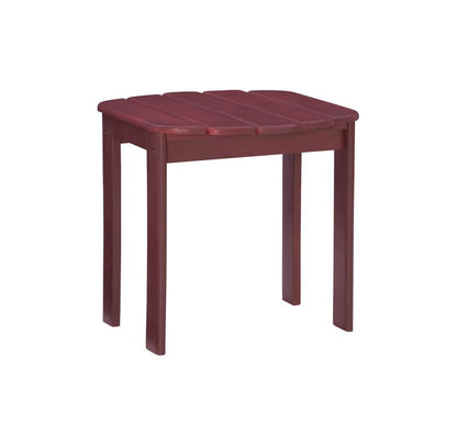 Linon Home Decor - Red Adirondack End Table - 20155RED-01-KD-U veiw 1