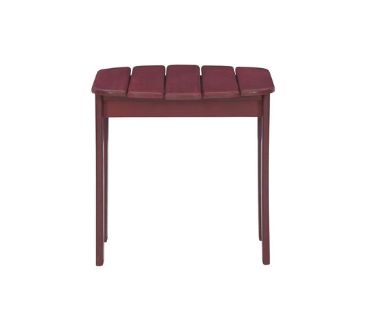 Linon Home Decor - Red Adirondack End Table - 20155RED-01-KD-U veiw 2