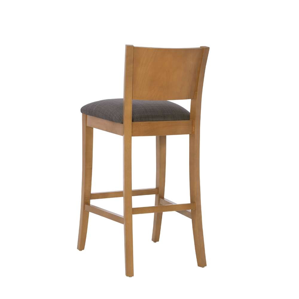 Linon Home Decor - Reese Brown Barstool Uph Seat (Set of 2) - BS312BRN02ASU veiw 4