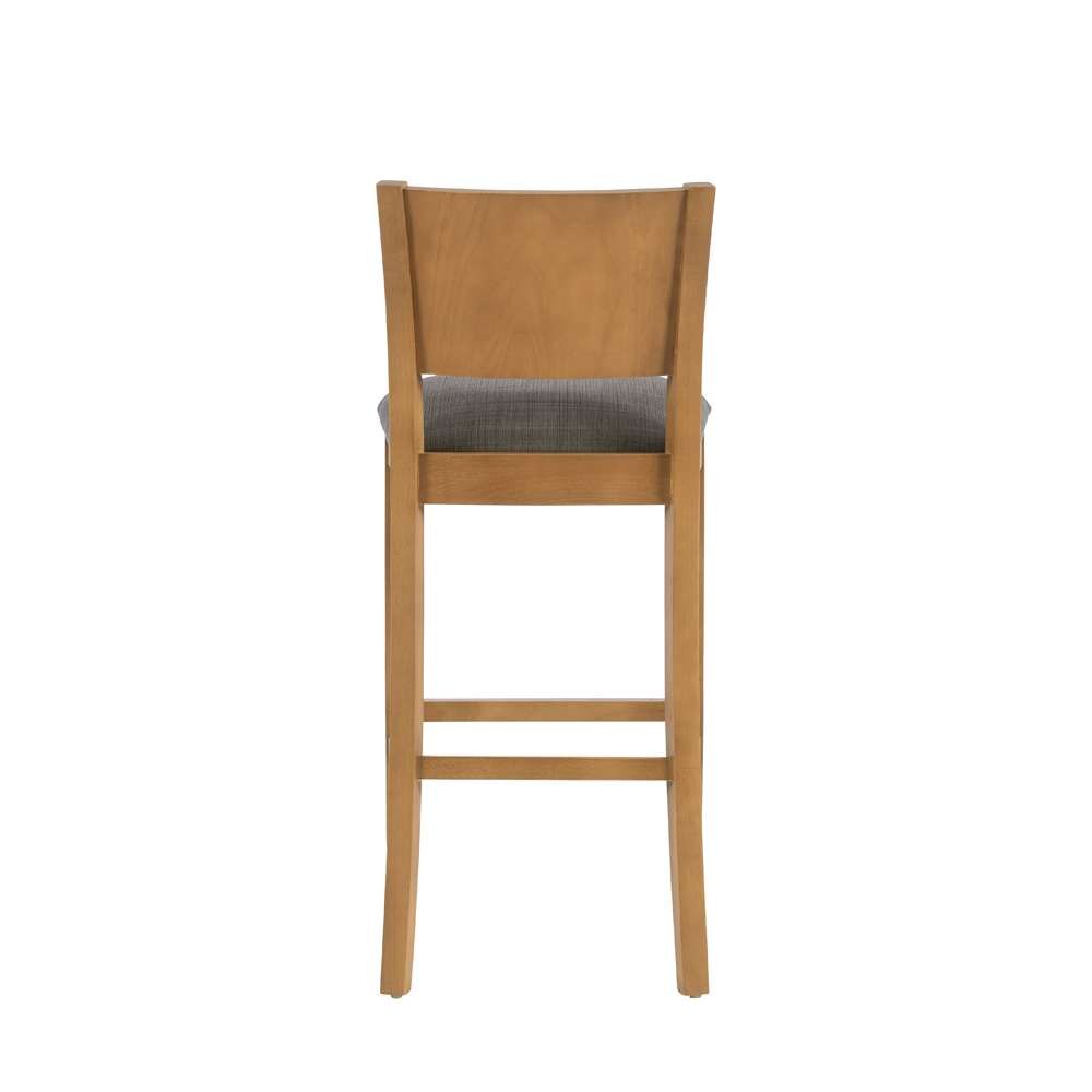 Linon Home Decor - Reese Brown Barstool Uph Seat (Set of 2) - BS312BRN02ASU veiw 5