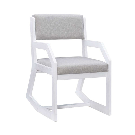 Linon Home Decor - Robin 2 Position Sled Base Chair White - CH262WHT01ASU veiw 1