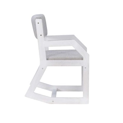 Linon Home Decor - Robin 2 Position Sled Base Chair White - CH262WHT01ASU veiw 3