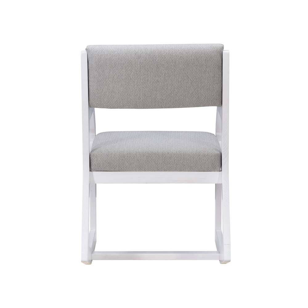 Linon Home Decor - Robin 2 Position Sled Base Chair White - CH262WHT01ASU veiw 5