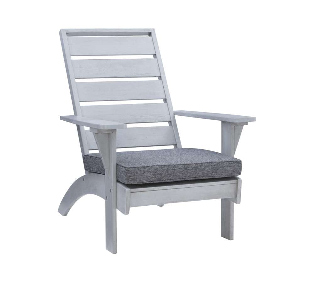Linon Home Decor - Rockport Gray Outdoor Chair - OD16GRY01U veiw 1