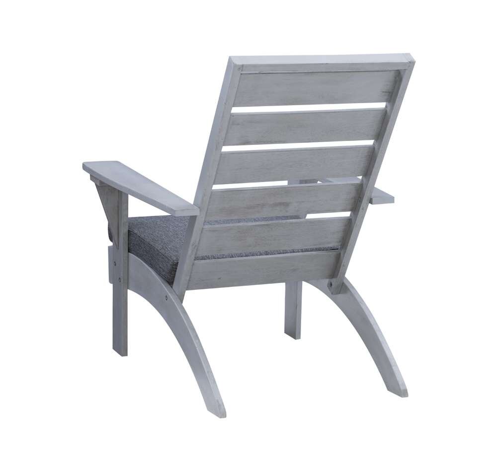 Linon Home Decor - Rockport Gray Outdoor Chair - OD16GRY01U veiw 4