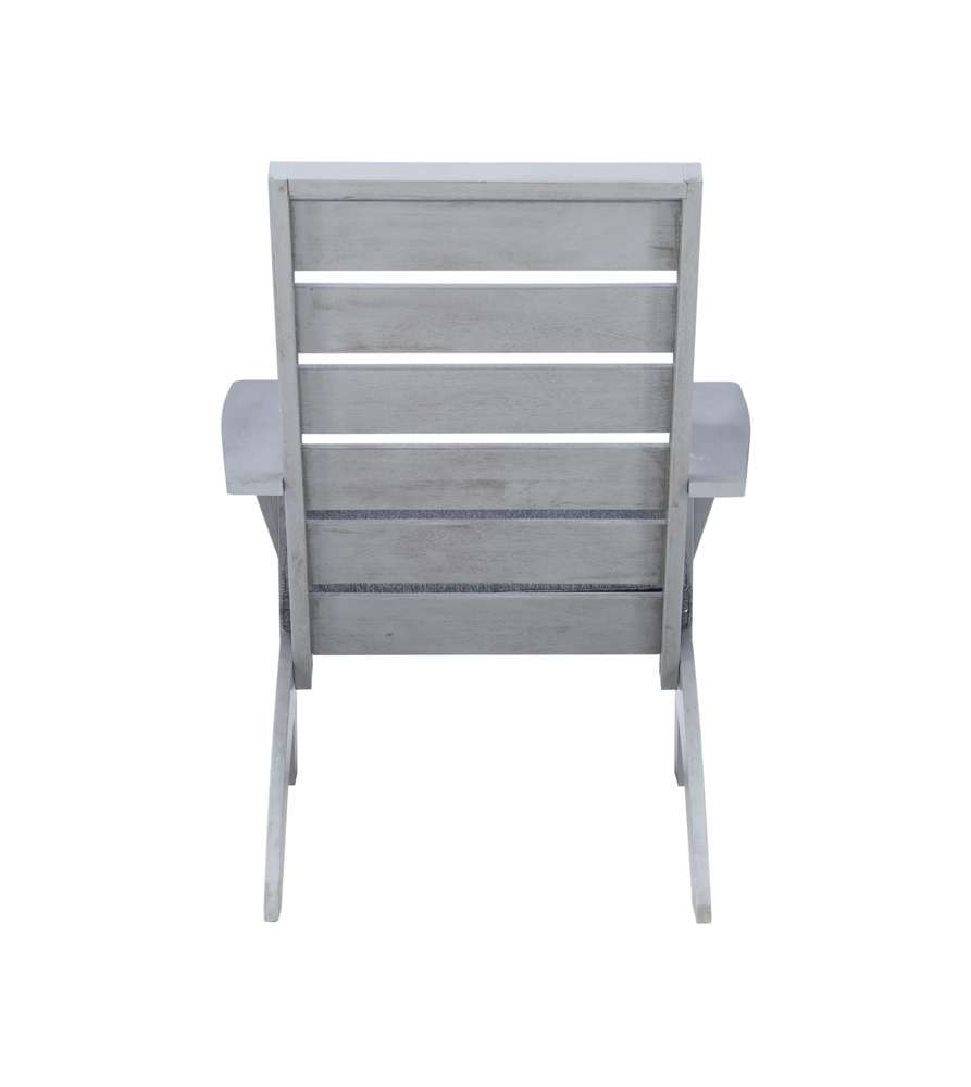 Linon Home Decor - Rockport Gray Outdoor Chair - OD16GRY01U veiw 5
