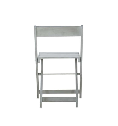 Linon Home Decor - Rockport Gray Three Piece Square Table Set - OD14GRYAS01U veiw 2