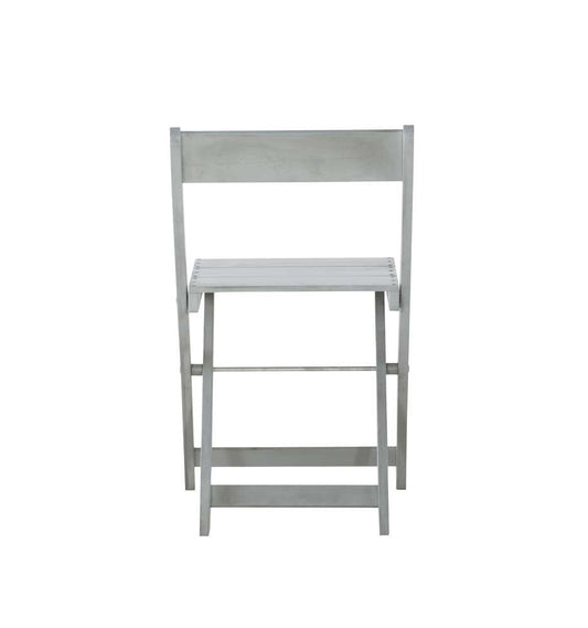 Linon Home Decor - Rockport Gray Three Piece Square Table Set - OD14GRYAS01U veiw 2