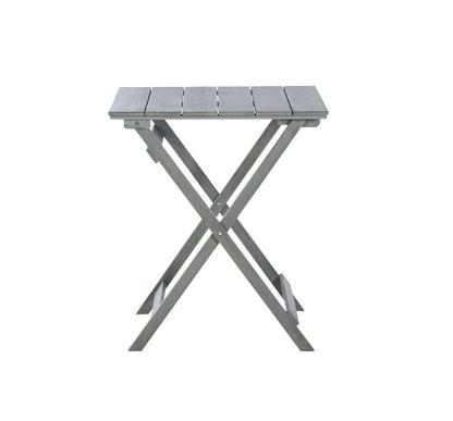Linon Home Decor - Rockport Gray Three Piece Square Table Set - OD14GRYAS01U veiw 6