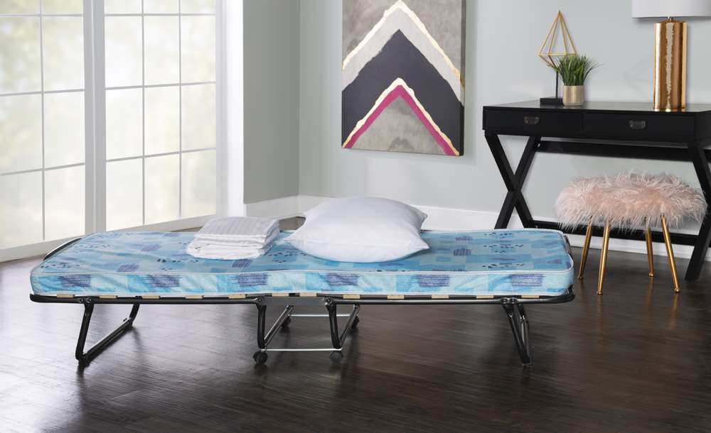 Linon Home Decor - Roma Folding Bed With Mattress - 358ROMA-01-AS-U veiw 1