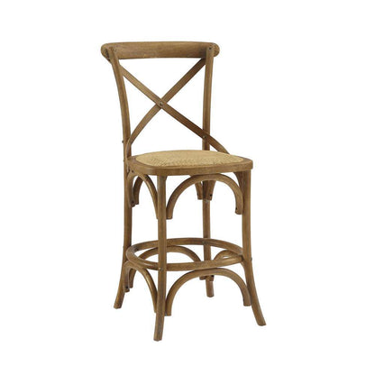 Linon Home Decor - Roxy 24.5 In Gray Wash Counter Stool - CS031GRY01ASU veiw 1