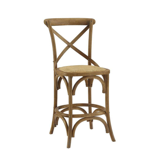 Linon Home Decor - Roxy 24.5 In Gray Wash Counter Stool - CS031GRY01ASU veiw 1