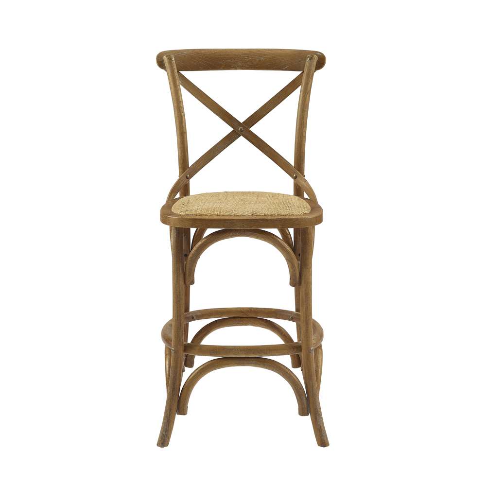 Linon Home Decor - Roxy 24.5 In Gray Wash Counter Stool - CS031GRY01ASU veiw 3